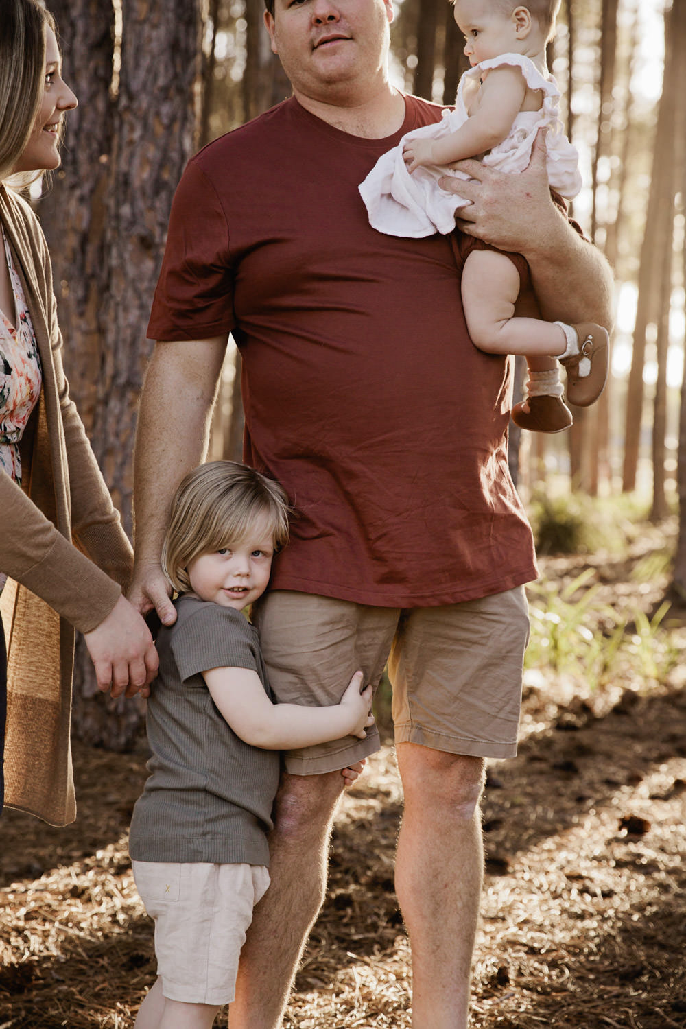 father-with-children-Natural-family with maternity-newborn-lifestyle-imagery- photography in Brisbane- QuinceandMulberry