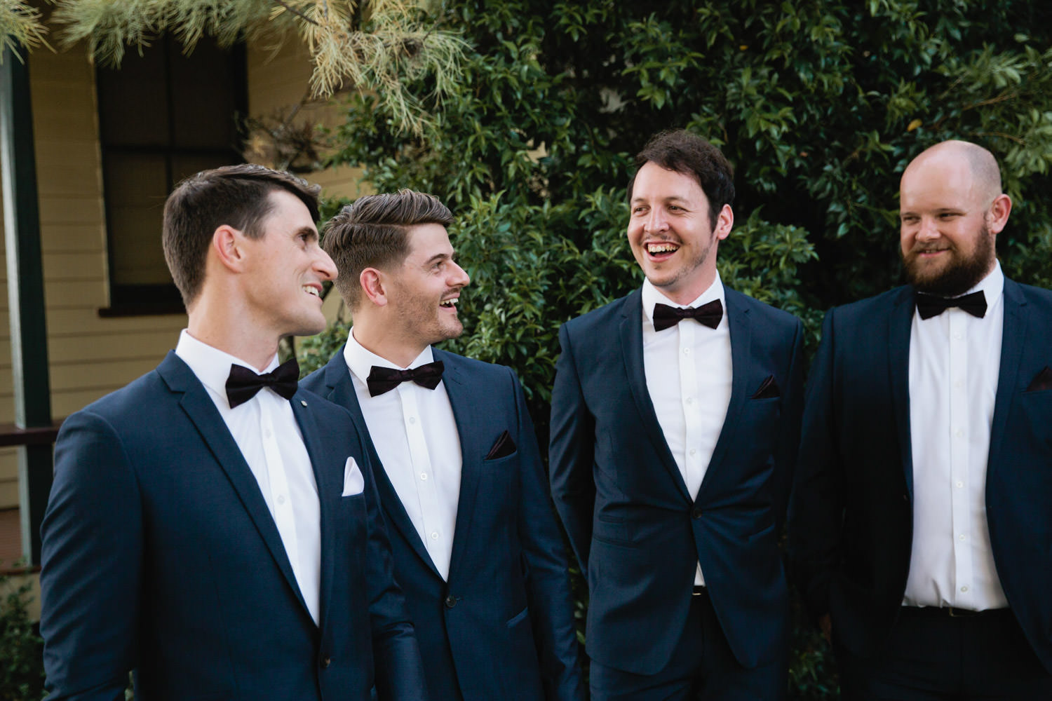 Groomsmen-waiting-for-ceremony-natural, fun, romantic-wedding-photography at Spicers-hiddenvale-QuinceandMulberryStudios