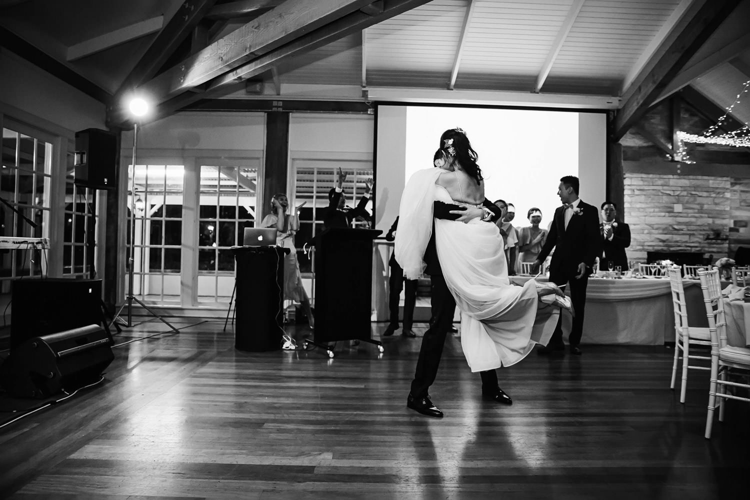 dance-floor-natural, fun, romantic-wedding-photography at Sanctuary Cove-QuinceandMulberryStudios