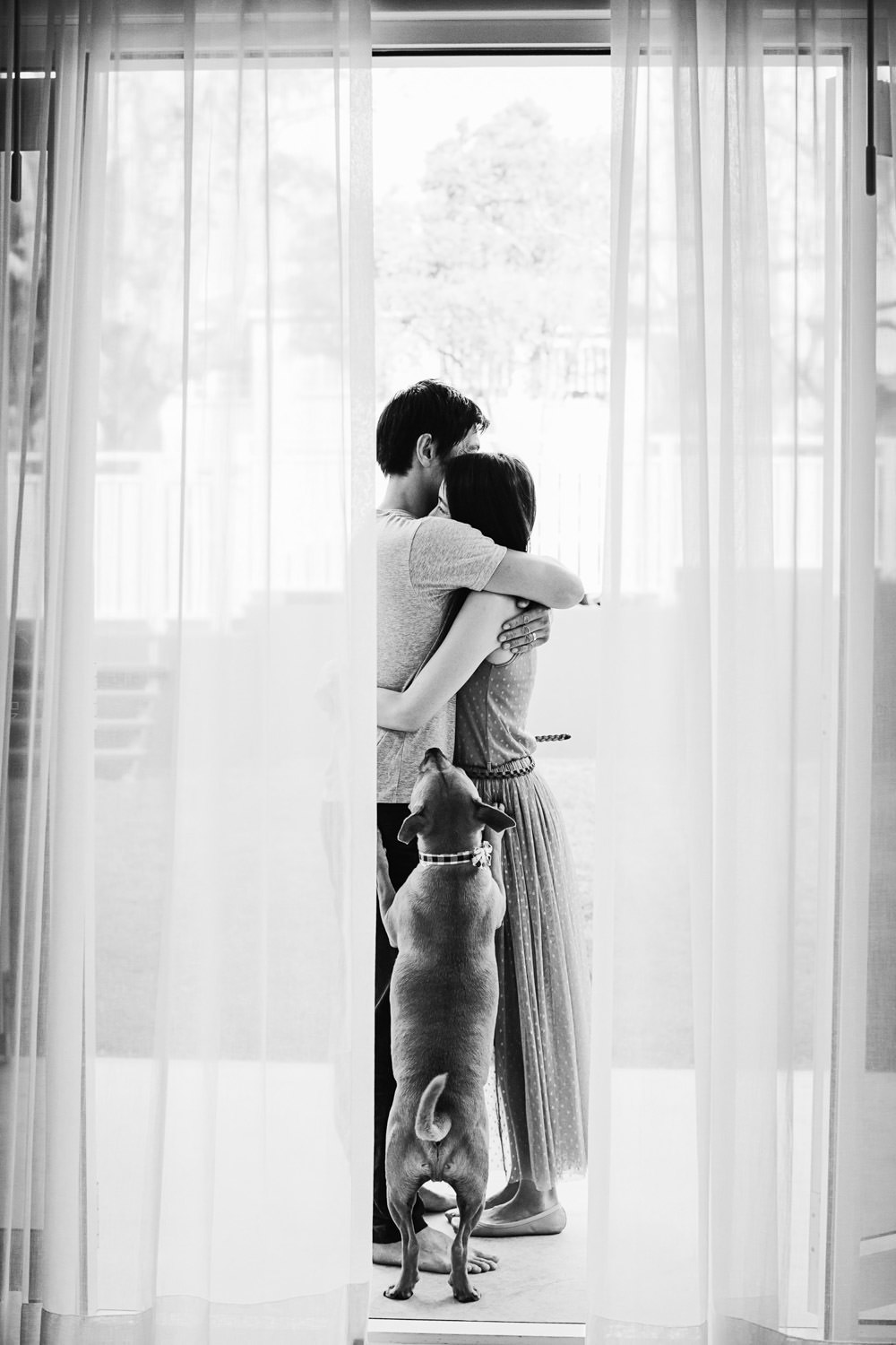 engagement at home with dog- Honest,natural, fun, romantic family-wedding-photography in brisbane queensland